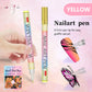 🎁Regalo di Natale🎄Set di Penne per Nail Art Professionale a 12 Colori
