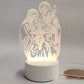 🎅 Il regalo di Natale perfetto – Fino al 50% di sconto 🙏 Inspirante lampada da notte a LED in acrilico con motivo religioso ✝️ Lampada da preghiera per vergini