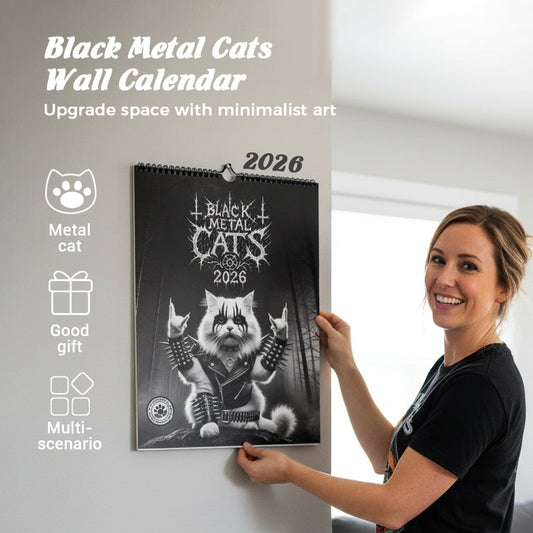 Calendario 2026 “Black Metal Cat”