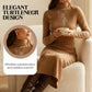 Abito bodycon a maniche lunghe con dolcevita elegante