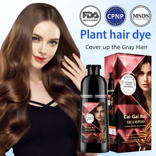 🍎 ORA SCONTO DEL 50%! ✨ Shampoo colorante 3 in 1, estratti vegetali per capelli luminosi