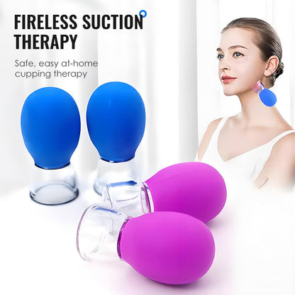🩸 5 a partire da 12,99 €! 🧘‍♀️ Coppe per Massaggio Sottovuoto – Set in Vetro & Silicone, Perfette per Rilassamento Muscolare 🛁✨