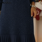 🔥Offerte speciali - Abito corto svasato con revers scintillante da donna
