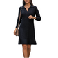 🔥Offerte speciali - Abito corto svasato con revers scintillante da donna