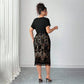 Abito casual da donna con scollo a V