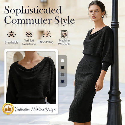 🌟 Offerta limitata 62% DI SCONTO 💃 Abito elegante da donna che snellisce il punto vita | Vestibilità elegante e silhouette che valorizza la figura ✨