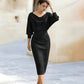 🌟 Offerta limitata 62% DI SCONTO 💃 Abito elegante da donna che snellisce il punto vita | Vestibilità elegante e silhouette che valorizza la figura ✨