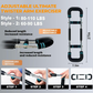 Barra di peso regolabile per allenatori per braccia, braccia e corpo di allenamento forza, allenatore portatile per Home Gym e fitness