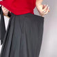 Set 2 pezzi composto da top elegante e gonna a tinta unita da donna