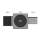 🔥Stazione di ricarica magnetica wireless pieghevole 3 in 1