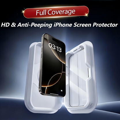 ✨ 70% DI SCONTO!! 📲 Proteggi schermo anti-spionaggio HD per iPhone – Copertura totale, vetro temperato infrangibile e applicazione senza bolle in soli 10 secondi! 🔒📱