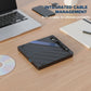 📢📢50% di sconto 💿 Unità CD/DVD Esterna Multifunzionale – RGB, 4 USB, Cavo Integrato & Design Antiscivolo! 🖥️✨