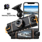 🏆Sconto del 50%!🚗Dashcam HD a 4 canali con registrazione anteriore, interna e posteriore🎥