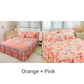 🔈🔈 OFFERTA LAMPO - SCONTO DEL 60% ⚡ Set di 3 Gonne da Letto con Volant 🛏️ – Stampa Floreale & Design a Doppio Strato!