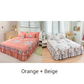 🔈🔈 OFFERTA LAMPO - SCONTO DEL 60% ⚡ Set di 3 Gonne da Letto con Volant 🛏️ – Stampa Floreale & Design a Doppio Strato!