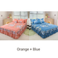 🔈🔈 OFFERTA LAMPO - SCONTO DEL 60% ⚡ Set di 3 Gonne da Letto con Volant 🛏️ – Stampa Floreale & Design a Doppio Strato!