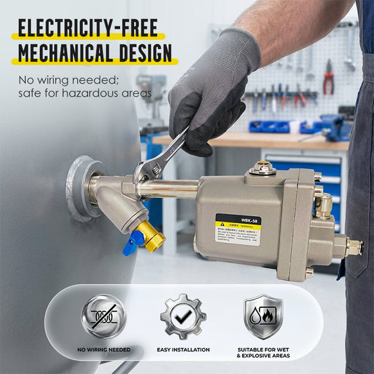 📢📢50% DI SCONTO! 💨 Valvola di Scarico Automatica a Zero Perdite – Elimina la Condensa Senza Sprecare Aria Compressa! 🔧🏭