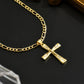⏰ BUY 1 GET 1 FREE!✝️Gold-Tone Crucifix Pendant Necklace