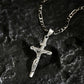 ⏰ BUY 1 GET 1 FREE!✝️Gold-Tone Crucifix Pendant Necklace