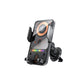 Supporto per telefono auto 2 in 1 con rotazione automatica e caricatore wireless