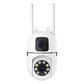 🔥🎁Nuovo arrivo 50% di sconto💥🔍🔍Telecamera di sicurezza a doppio obiettivo 4K con panoramica e inclinazione a 360° - Telecamera di sorveglianza WiFi per esterni