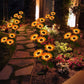 🌻SCONTO DEL 50%! ☀️ Luci solari a forma di girasole impermeabili - Petali realistici, IP65 resistenti alle intemperie e luminosità automatica 8-12 ore ☀️🌻
