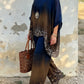 Set 2 pezzi da donna con stampa leopardata sfumata