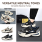 Sneakers da uomo con platform spesso e rete traspirante