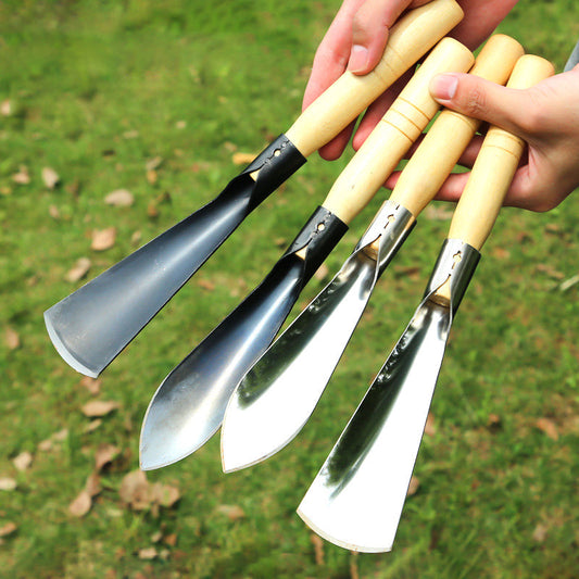 Set di attrezzi da giardinaggio: pala per diserbo, paletta e rastrello