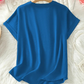 👚SCONTO DEL 61%! 🔥Top alla moda a maniche corte, ampio, con scollo a V profondo, orlo asimmetrico e tessuto leggero (5 colori, taglie dalla S alla 2XL) 🌸