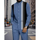Set Uomo Camicia a Righe e Pantaloni 2 Pezzi