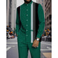 Set Uomo Camicia a Righe e Pantaloni 2 Pezzi