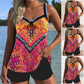 🌞Hot Summer Sale 50% OFF✨Printed Swimsuit Top & Shorts Set