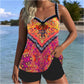 🌞Hot Summer Sale 50% OFF✨Printed Swimsuit Top & Shorts Set