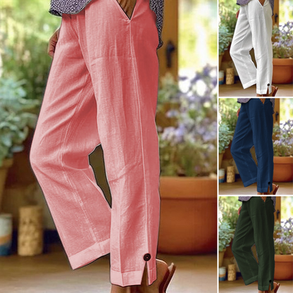 ⏰🔥SCONTO DEL 50% PER UN PERIODO LIMITATO! 👖 Pantaloni da donna a gamba dritta alla caviglia – Vestibilità snellente, comodi e perfetti per lo stile di tutti i giorni ✨💃