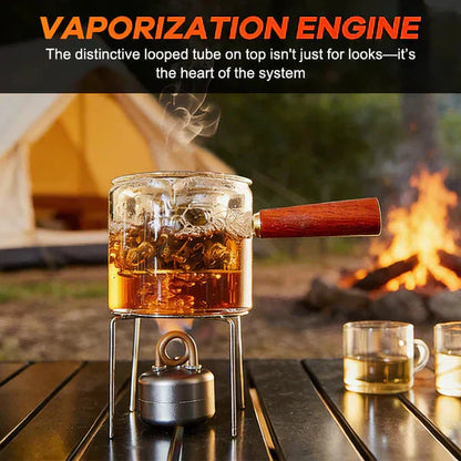 🔥 Sconto del 50%! ⏰ Fornello ad alcool portatile: ultraleggero, potente e affidabile per tutte le tue avventure ⛺