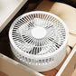 ❄️Rimani fresca ed elegante: un ventilatore da tavolo 3 in 1 con specchio per il trucco integrato e luce LED 💖