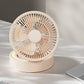 ❄️Rimani fresca ed elegante: un ventilatore da tavolo 3 in 1 con specchio per il trucco integrato e luce LED 💖