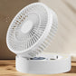 ❄️Rimani fresca ed elegante: un ventilatore da tavolo 3 in 1 con specchio per il trucco integrato e luce LED 💖