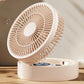 ❄️Rimani fresca ed elegante: un ventilatore da tavolo 3 in 1 con specchio per il trucco integrato e luce LED 💖