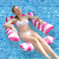 Sedia gonfiabile da piscina a strisce