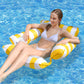 Sedia gonfiabile da piscina a strisce