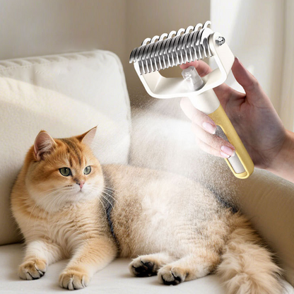 🔥 Spazzola antistatica per animali con funzione spray ✈️