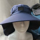 🧢☀️ Cappello a tesa larga con protezione UPF 50+ e paracollo 🛡️🌿