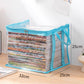 Borsa porta libri trasparente, capiente, antipolvere e resistente all'umidità.