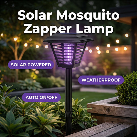 ⏳🔥SCONTO DEL 50% PER UN PERIODO LIMITATO! 🦟 Zanzariere elettriche a energia solare e luce da giardino – Notti estive senza insetti ✨