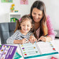Set di quaderni per esercitarsi nella scrittura con scanalature magiche