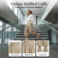👖 SCONTO DEL 50%! 🎉 Pantaloni da donna a lanterna con pieghe e orli con volant – Leggeri e ariosi – Perfetti per l’estate, la spiaggia o un romantico look boho – femminili e comodi 🌸