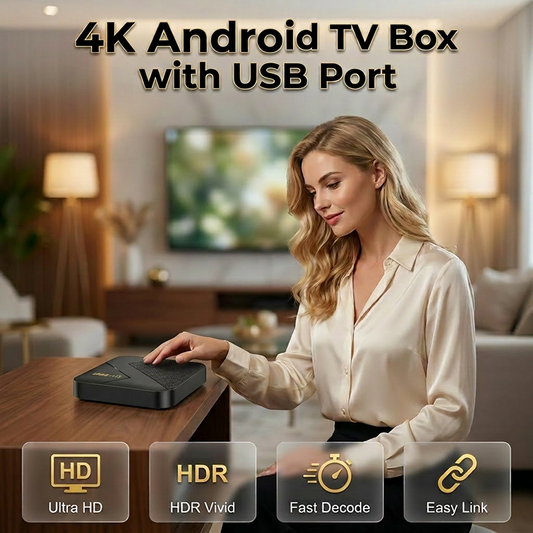 ⏳🔥SCONTO DEL 50% A TEMPO LIMITATO! Android TV Box con Bluetooth