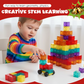 🧲🧱 Set di mattoncini magnetici da costruzione per bambini 👶✨